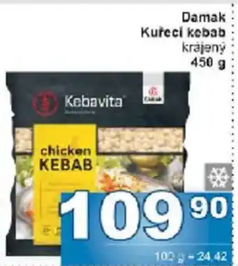 Jip Damak Kuřecí kebab krájený nabídka