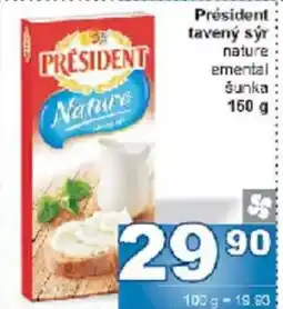 Jip Président tavený sýr nature emental šunka nabídka