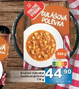 Jip Kvalitně Výhodně Gulášová polévka nabídka