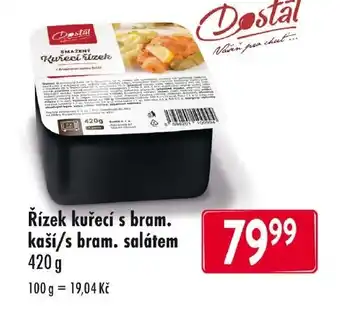 Qanto Řízek kuřecí s bram. kaší/s bram. salátem nabídka