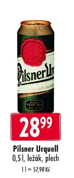 Qanto Pilsner Urquell nabídka