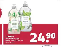 Rossmann Domol prostředek na mytí nádobí nabídka