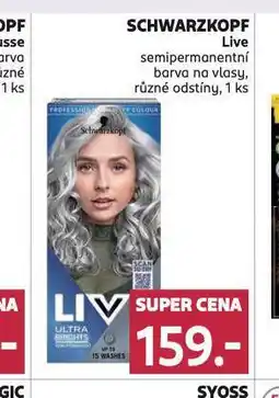 Rossmann Schwarzkopf live semipermanentní barva nabídka