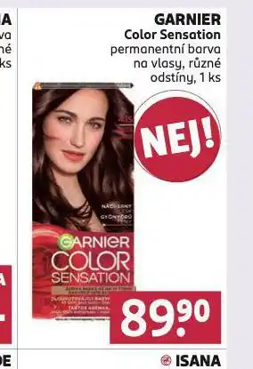 Rossmann Garnier color sensation permanentní barva na vlasy nabídka