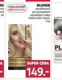 Rossmann Blonde zesvětlovač nabídka