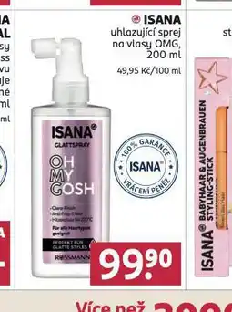 Rossmann Isana uhlazující sprej na vlasy nabídka