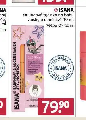 Rossmann Isana stylingová tyčinka na baby vlásky a obočí nabídka