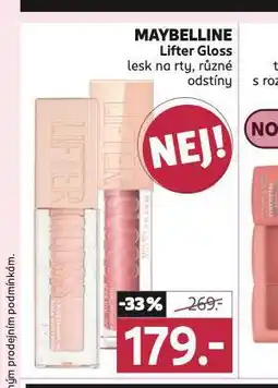 Rossmann Maybelline lesk na rty nabídka