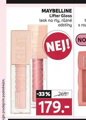 Rossmann Maybelline lesk na rty nabídka