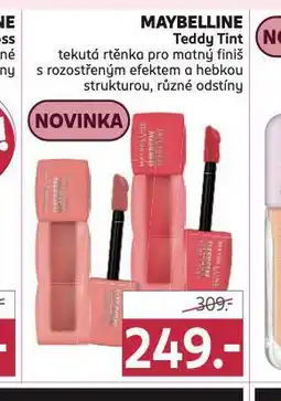 Rossmann Maybelline tekutá rtěnka nabídka