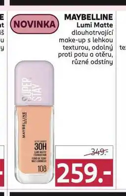 Rossmann Mayelline make-up nabídka