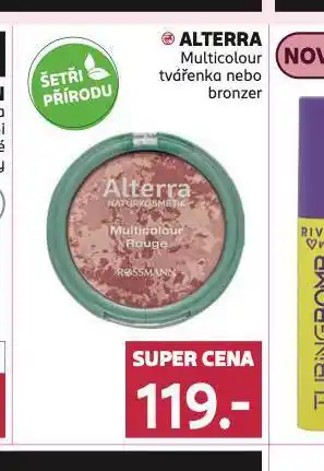 Rossmann Alterra multicolor tvářenka, bronzer nabídka