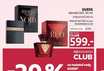 Rossmann Guess dámská edt nabídka