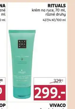 Rossmann Rituals krém na ruce nabídka