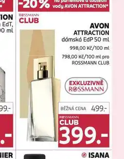 Rossmann Avon attraction dámská edp nabídka