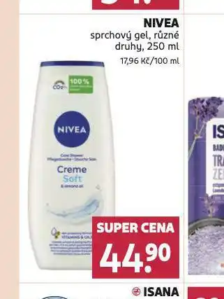 Rossmann Nivea sprchový gel nabídka