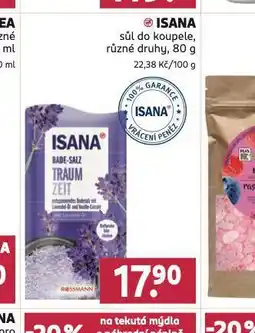 Rossmann Isana sůl do koupele nabídka