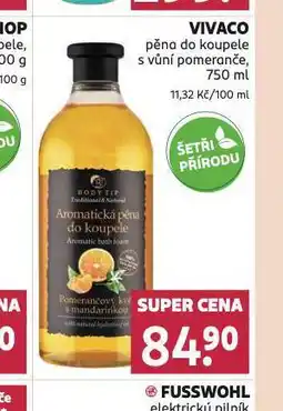 Rossmann Vivaco pěna do koupele nabídka