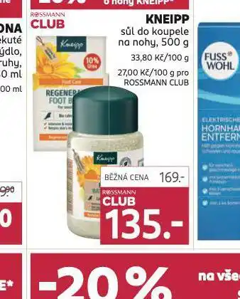 Rossmann Kneipp sůl do koupele nabídka