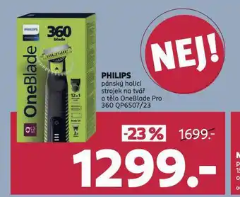 Rossmann Philips pánský holicí strojek nabídka