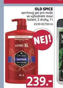 Rossmann Old spice sprchový gel nabídka