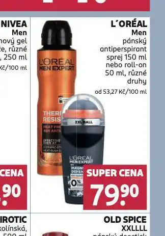 Rossmann Loreal men antiperspirant, roll-on nabídka