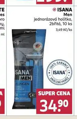 Rossmann Isana men jednorázová holítka nabídka