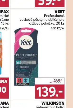 Rossmann Veet professional voskové pásky nabídka