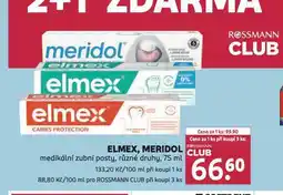 Rossmann Elmex zubní pasta nabídka