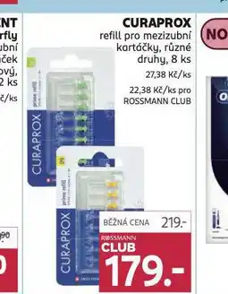 Rossmann Curaprox refil pro mezizubní kartáčky nabídka