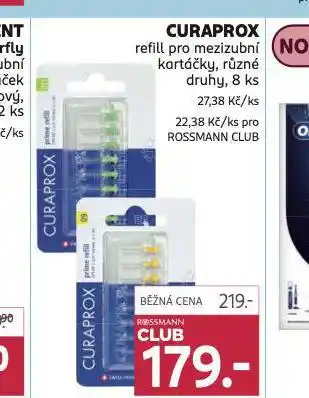 Rossmann Curaprox refil pro mezizubní kartáčky nabídka