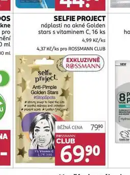 Rossmann Selfie project náplasti na akné nabídka