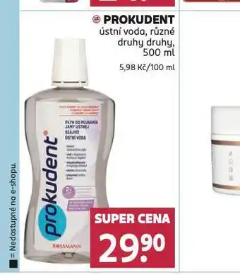 Rossmann Prokudent ústní voda nabídka