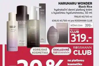 Rossmann Haruharu wonder krém nabídka