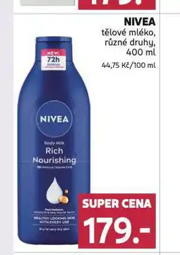 Rossmann Nivea tělové mléko nabídka