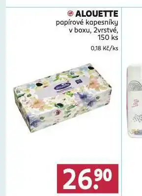 Rossmann Alouette papírové kapesníky nabídka