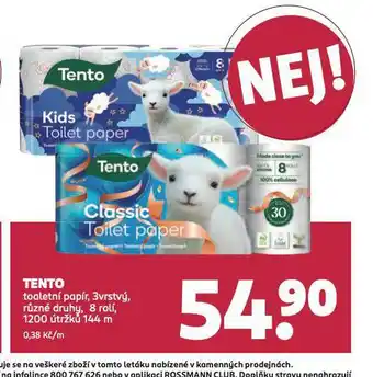 Rossmann Tento toaletní papír nabídka