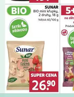 Rossmann Sunar bio mini křupky nabídka