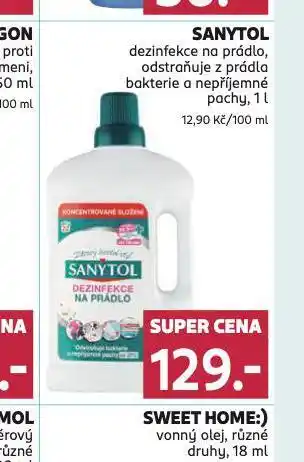 Rossmann Sanytol dezinfekce na prádlo nabídka