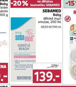 Rossmann Sebamed baby dětská mycí emulze nabídka