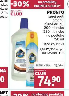 Rossmann Pronto proti prachu nabídka