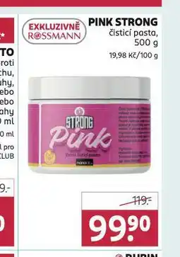 Rossmann Pink strong čistící pasta nabídka