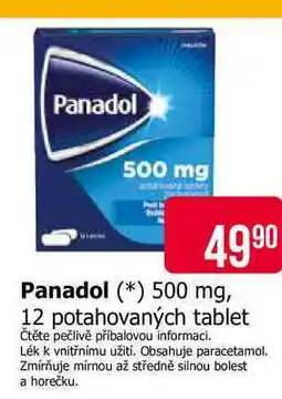 Teta Panadol 500 mg, 12 potahovaných tablet nabídka