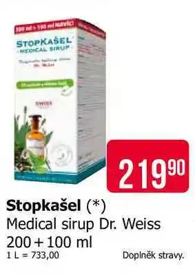 Teta Stopkašel Medical sirup Dr. Weiss 200+ 100 ml nabídka