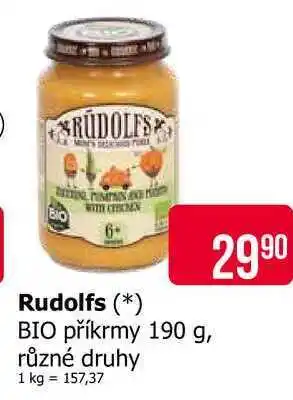 Teta Rudolfs BIO příkrmy 190 g, různé druhy nabídka