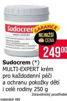 Teta Sudocrem MULTI-EXPERT krém pro každodenní péči a ochranu pokožky dětí i celé rodiny 250 g nabídka