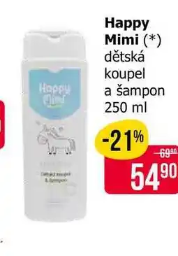 Teta Happy Mimi dětská koupel šampon 250 ml nabídka