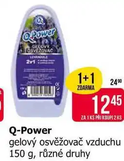 Teta Q-Power gelový osvěžovač vzduchu 150 g, různé druhy nabídka