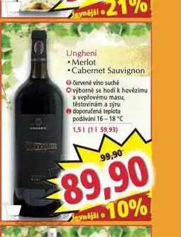 Norma Ungheni merlot nabídka