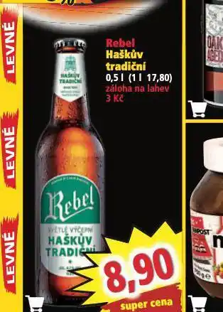 Norma Pivo rebel haškův tradiční nabídka